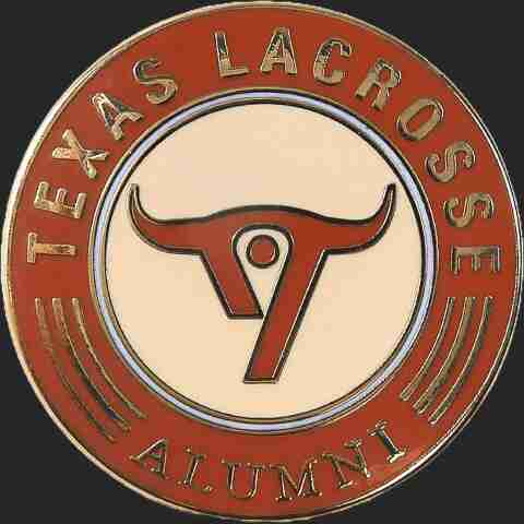 Custom Longhorn Lacrosse Soft Enamel Trading Pin