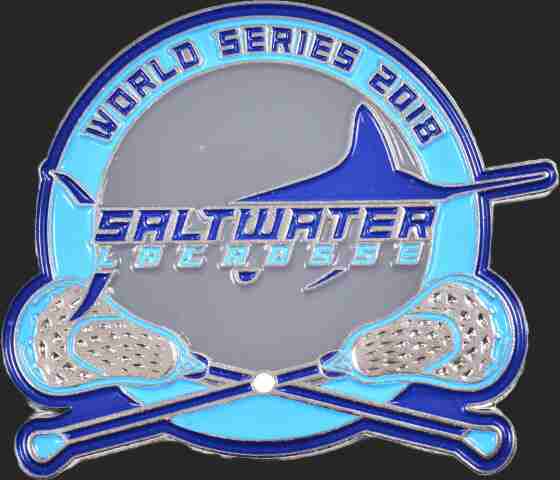 Custom Saltwater Lacrosse Soft Enamel Trading Pin