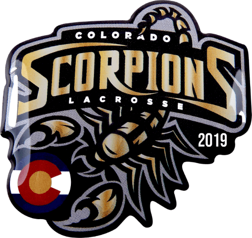2019 Colorado Scorpions Lacrosse Club 13U Photoscreen Trading Pin